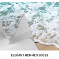 thumbnail image 5 of Tablecloth Summer Beach Table Cloth Rectangle Table 60 x 84 Inch Sea Wave Starfish on Sand Kitchen Decorations for Home Dinner Party, 5 of 5