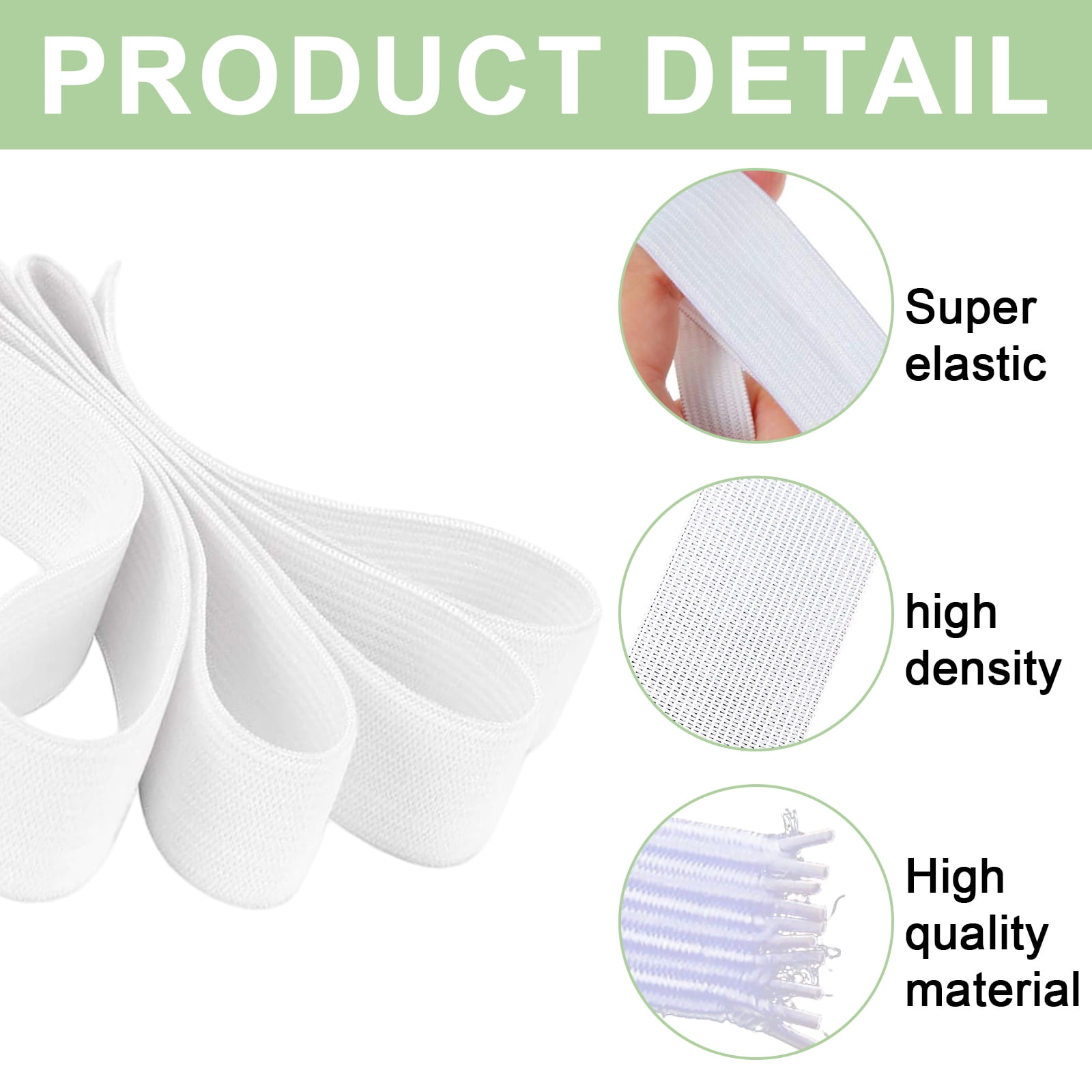 Ruban élastique Pour Jupe Trimming Shop Élastique De 25 Mm D'épaisseur 2,5 Cm Pour Couture – 1 Mètre De Taille élastique Pour Travaux Manuels, Confection De Couture, Cordon élastique Pour Jupes Et