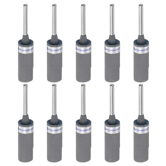 Uxcell Abrasive Sandpaper Rolls 3000 Grit 3mm Shank Sanding Drums Sleeves for Woodworking Polishing 10 Pack