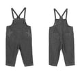 thumbnail image 3 of YunPes Girls Bibs Denim Overalls for Kids Spring Preppy Cute Slim Fit Jean Overall Toddler Insulated Casual Cuffed Jumpsuit, 3 of 4