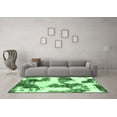 thumbnail image 3 of Ahgly Company Indoor Rectangle Abstract Emerald Green Modern Area Rugs, 5' x 7', 3 of 4