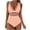 Khaki, variant on Women's V Neck Solid Swimsuit Mesh Splicing Padded Cups for Supportive and Stylish Beachwear One Piece Swimsuit for Teens