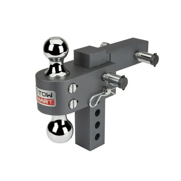 TowSmart Adjustable Tri-Ball Mount with Interchangeable Hitchballs, 5 5/8" Drop, 12,000-lb.