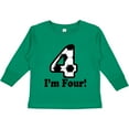 thumbnail image 3 of Inktastic 4 Year Old Soccer Party 4th Birthday Boys or Girls Long Sleeve Toddler T-Shirt, 3 of 5