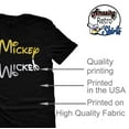 thumbnail image 4 of Mickey Wicked Shirt, Animal Kingdom Epcot Magic Kingdom Vacation Shirt Casual Unisex Short Sleeve ( XX-Large, Black), 4 of 4