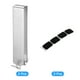 thumbnail image 3 of 2Pack 130mm/5" Colgador de baño de acero inoxidable, ganchos para toallas de doble cara para puerta de ducha de vidrio sin marco (Plata), 3 of 7