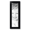 thumbnail image 2 of ArtToFrames 7" x 24" Satin Black Step Lip Picture Frame, 7x24 inch Black Wood Poster Frame (WOM-1452), 2 of 7