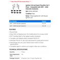 thumbnail image 2 of Ignition Coil and Spark Plug Wire Set 9 Piece - Compatible with 2007 - 2008 Chevy Avalanche, 2 of 2