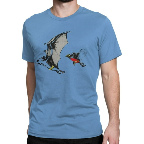 The Bat  and  The Robin Men's T-Shirt-Medium
