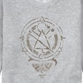 thumbnail image 3 of Yellowjackets - Moth Symbols - Men's Crew Neck Fleece Pullover, 3 of 5