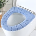 thumbnail image 2 of sweethay Cubierta de asiento de inodoro, almohadilla de baño, cojín y cómodo, asiento de repuesto reutilizable para el hogar, calentador de Juegos de accesorios de baño uno sweethay JJ14723-00B, 2 of 6