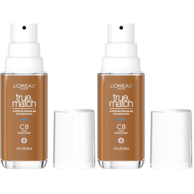 Base de maquillaje L'Oréal Paris True Match C8 Medium Deep 60 ml
