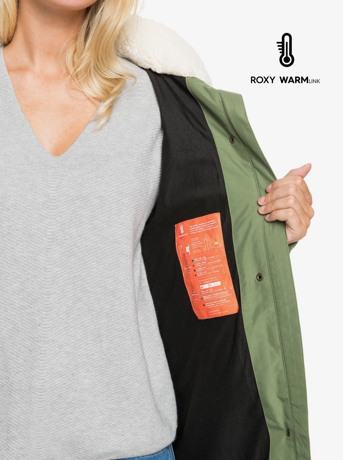 Roxy Ellie Plus Waterproof Longline Puffer Jacket - Women's - image 4 of 5