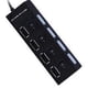 thumbnail image 5 of 2X 4 Puertos USB Hub Splitter USB 2.0 Hub LED con 4 Interruptores de Encendido / Apagado para Tableta, Computadora Portátil, Computadora Portátil, 5 of 5