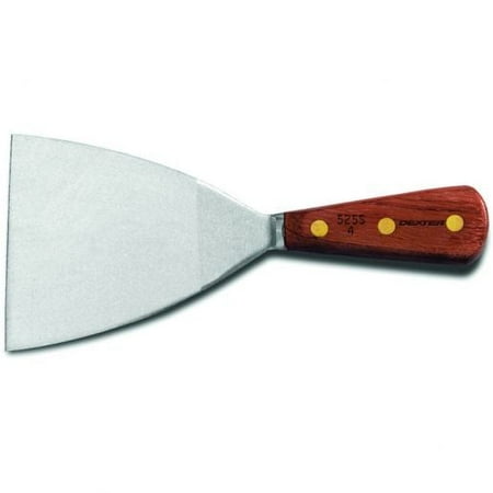 

Dexter 525S-4 50801 Traditional Collection 7 1/2 Long Forged Stiff 4 DEXSTEEL High-Carbon Steel Blade Griddle Scraper With Rosewood Handle Each