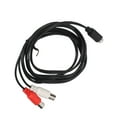 thumbnail image 4 of MINI DIN 4 Pin To 2 BNC Cable, 4.9ft Male To Female MINI DIN 4 PIN To 2 BNC Y Splitter Cable High Accuracy  For Capture Card, 4 of 8