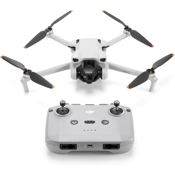 DJI Mini 3 4K Video Resolution Aerial Drone Bundle with Remote Control