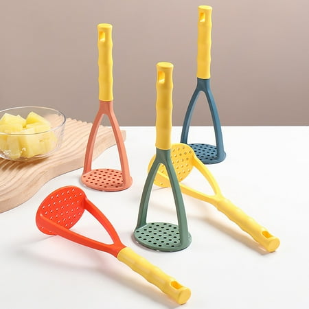 

Wirlsweal Potato Masher Heavy Duty Non-stick PP Soft Grip Potato Press Crusher for Kitchen