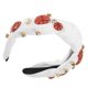 thumbnail image 3 of KAKOWELY Diadema ancha con nudo y dije de baloncesto para mujer. Diadema ancha y retorcida con diamantes de imitación., 3 of 5