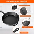 thumbnail image 4 of Sartenes De Hierro Fundido, Juego de 5 Sartenes Antiadherente Freír, Sarten Hierro Fundido, Multifuncional Sartén para Freír, 5 Piece Chef Set - 10cm, 14cm, 16cm, 20cm, 26cm, 4 of 7