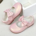 thumbnail image 6 of Quealent Little Toddler Girls Dress Shoes Ballerina Ballet Flats Kids Mary Janes Pink for Size 13, 6 of 6