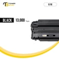 thumbnail image 3 of Toner Bank 3-Pack Compatible Toner Cartridge Replacement for HP Q7551X LaserJet P3005 P3005D P3005X P3005N P3005DN M3027-MFP M3027X-MFP M3035-MFP M3035XS-MFP Black, 3 of 7