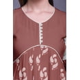 thumbnail image 5 of Bimba Kurti Long Imprimé pour Femmes Anarkali Robe Tunique Indienne Décontractée, 5 of 5