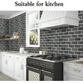 thumbnail image 3 of 6pcs Self Adhesive Tile Sticker Waterproof PVC Tile Sticker Bathroom and Kitchen Wall Sticker Tile, 3 of 5