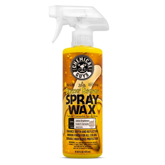 CIRE DE CARNAUBA NATURELLE <br>BLAZIN’ BANANA Chemical Guys Cire de carnauba en aérosol
