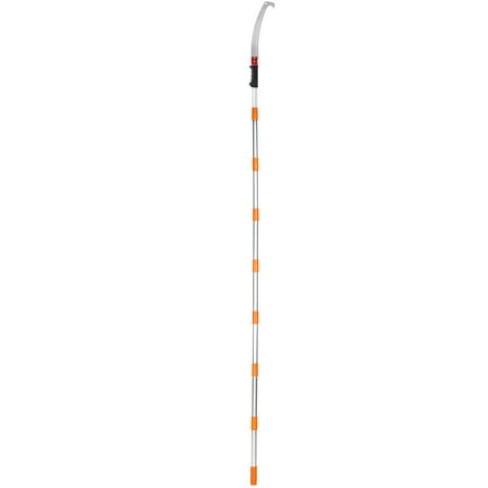 KFFKFF Manual Pole Saw Extendable Tree Pruner 4.6-9.8 ft Aluminum Alloy Pole