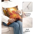 thumbnail image 4 of Housses de Coussin d'Automne 18x18 Feuille d'Érable Housses de Coussin Forêt d'Érable Extérieur Housses de Coussin Coucher de Soleil Automne pour Salon Canapé, 4 of 7