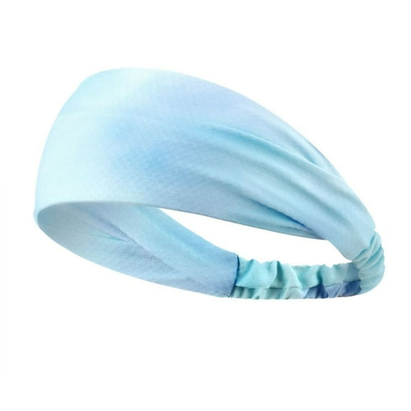 Sports New Breathable Anti-perspirant Stretchy Sports Headbands Sweatband Elastic Wide Hair Bands 03