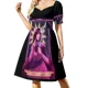 thumbnail image 2 of Vestido de manga corta de reina de espadas vestidos de noche para mujer vestidos de noche para mujer vestidos elegantes para mujer, 2 of 7