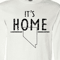 thumbnail image 4 of Inktastic It's Home- State of Nevada Outline Distressed Text Long Sleeve T-Shirt, 4 of 5