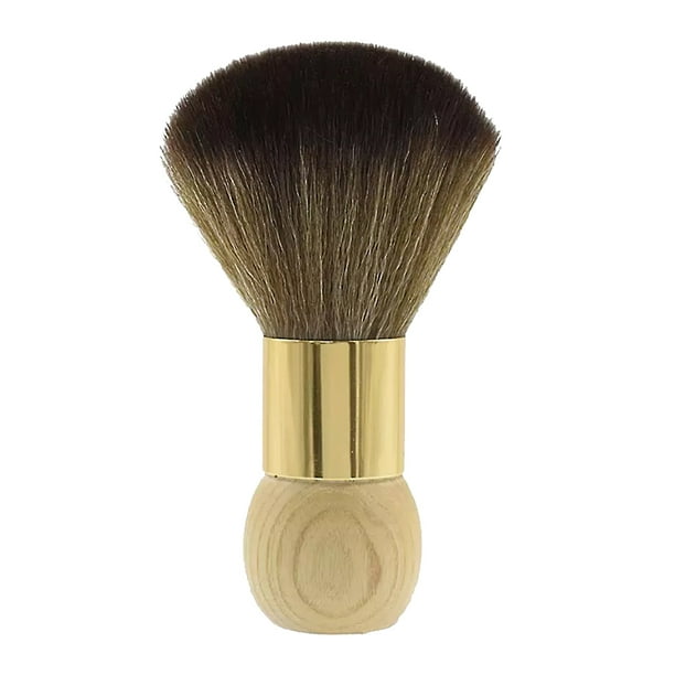 GOOHOCHY Cepillo para cortar el pelo de barbero, cepillo de madera para limpiar el cabello, cepillos de cerdas, cepillo de peluquería
