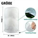 thumbnail image 3 of Matsuzay Almacenamiento conveniente Protección de invierno para plantas al aire libre Protección efectiva de plantas PP Durable Jardín y Patio de color crema 60*80cm, 3 of 6