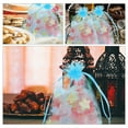 thumbnail image 5 of VERDANVERSE Present Bags Sky-Blue Organza 100Pcs 5.9x3.9x0.04In, 5 of 5