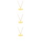 thumbnail image 4 of Collar de acero inoxidable Minnieouse Color dorado, 4 of 6