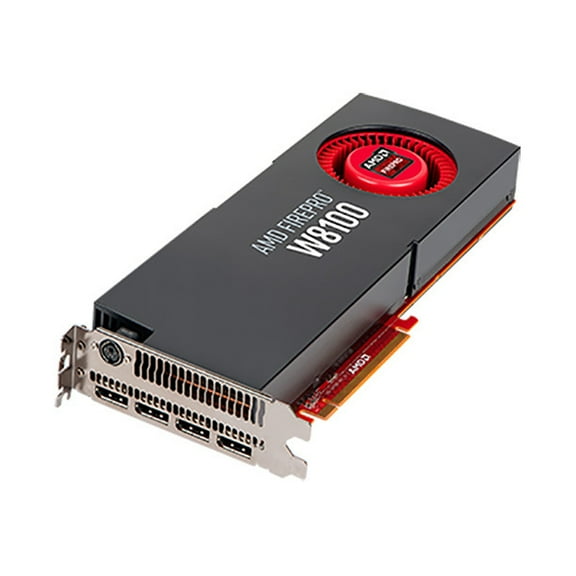 AMD FirePro W8100 - Graphics card - FirePro W8100 - 8 GB GDDR5 - PCIe 3.0 x16 - 4 x DisplayPort