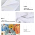 thumbnail image 5 of SKYSONIC 2 Pcs Hanging Hand Towels, Soft Absorbent Thanksgiving Pumpkin and Sunflower Towel for Kitchen Bathroom, 12"x17", 5 of 7