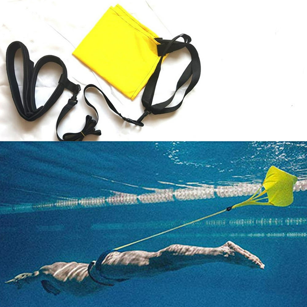SPRING PARK Swimming Resistance Belt Drag Tether Water Pocket Strength