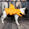 thumbnail image 4 of CAROOTU Dog Life Jackets Cute Shark Fin Swimsuit Preserver Flotation Vest for The Pool Beach Boating, 4 of 6
