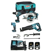 Makita XT454T 18V LXT Lithium-Ion Brushless Cordless 4-Pc. Combo Kit