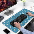 thumbnail image 2 of Long Mouse Pads for Desk,Blue Cartoon Unicorn Rainbow Cloud Star Balloon Desk Mats on Top Of Desks, Desk Mouse Pad Extra Large with 3mm Non-Slip Base and Stitched Edge for Gaming,Work,Home 31.5"x15.7", 2 of 5