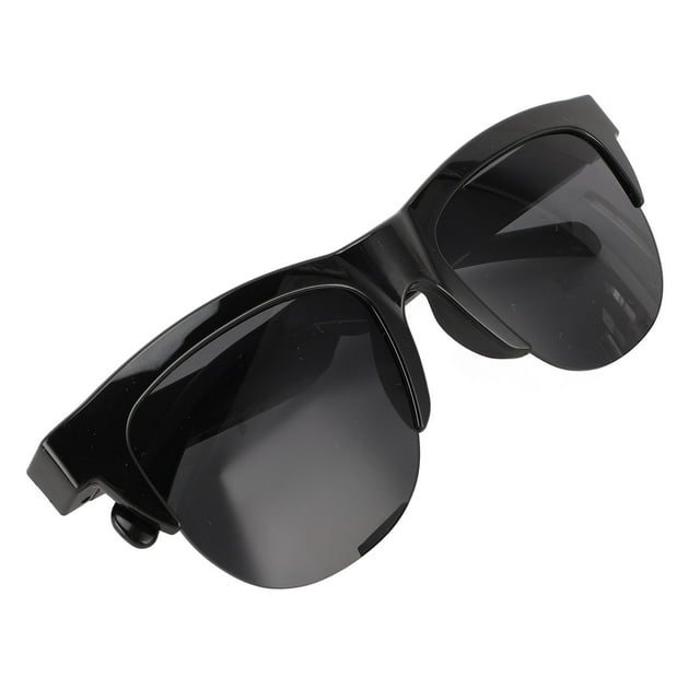 Lunettes de Soleil Intelligentes, Lunettes de Soleil Multifonctions Robustes, Légères et Résistantes à l'Eau, Écouteurs Confortables à Commande Tactile avec Haut-Parleur et Micro pour le Cyclisme et la Pêche