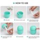 thumbnail image 4 of 220mL Mist Humidifier with Night Light Portable Desk Quiet Cool USB Humidifier Waterless Auto-Off Humidifier for Home Travel Office Bedroom, 4 of 5