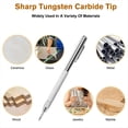 thumbnail image 2 of Paquete de 2 Herramientas de Trazado con Punta de Carburo de Tungsteno, Herramientas de Marcado de Trazador de Metal con ImáN, Pluma de Grabado Premium, 2 of 6