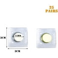 thumbnail image 2 of Pairs Hidden Sew Magnetic Snap PVC Invisible Magnetic Closure Buttons Clasp Snaps for Clothing Purses Handbag DIY Craft Sewing Tools, 2 of 7