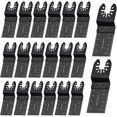 thumbnail image 1 of 20 hojas de sierra oscilante universales para madera y metal de 35 mm, multiherramienta de liberación rápida para DeWalt, Craftsman, Bosch, Dremel, FEIN, Ridgid, TCH, Makita, 1 of 5