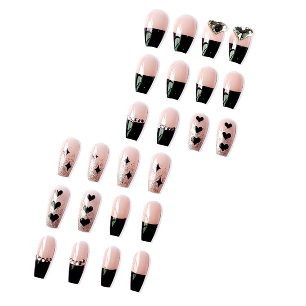 Cute black and white snake nails 🥰 : r/Nails